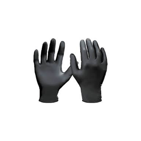 Latex Black Medical Gloves 50pcs