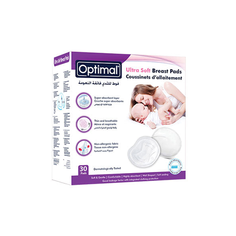 Optimal Ultra Soft Breast Pads 30's