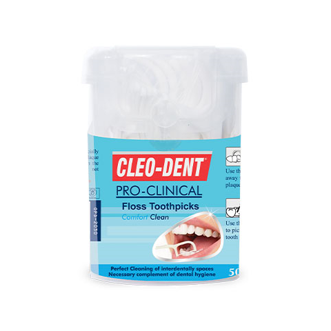 Cleo Dent Dental Floss Toothpick 50pcs 2030