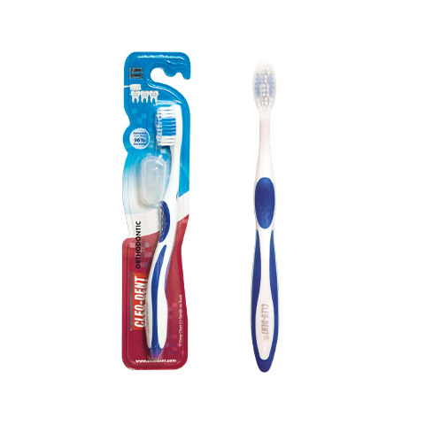 Cleo Dent Toothbrush Adult Orthodontic Soft 2032