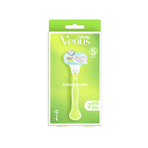 Gillette Venus Extra Smooth Razor with Handle 2 heads