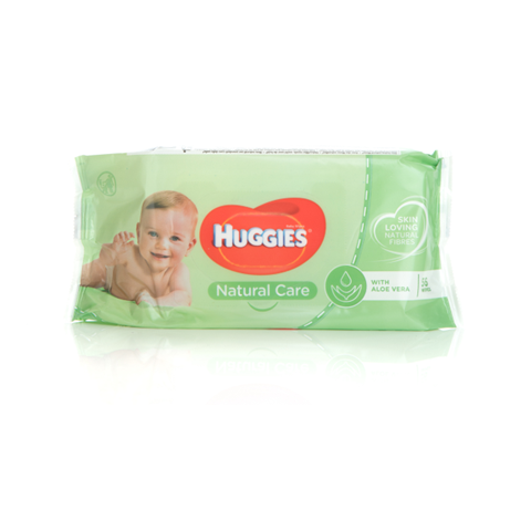 Huggies Wipes Natural Care 56's (Green)