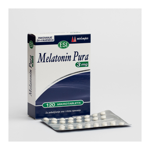 ESI Melatonin Pura 3mg 60tabs