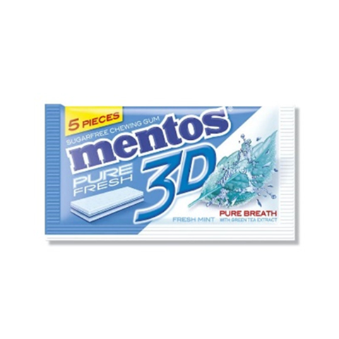 Mentos 3D Gum 5 Pieces