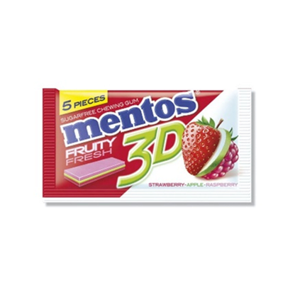 Mentos 3D Gum 5 Pieces