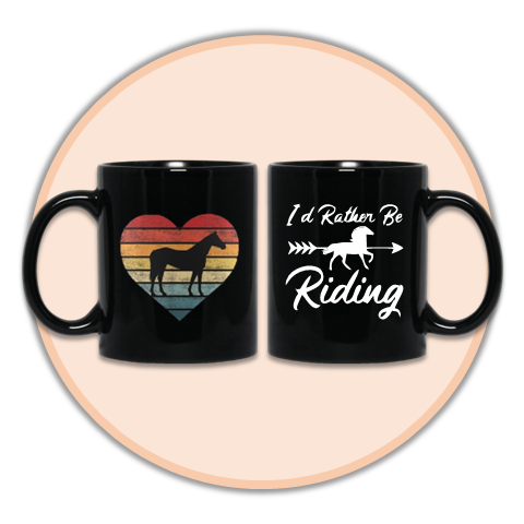 "I'd Rather Be Horse Riding" Mug